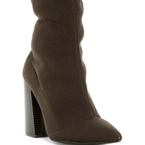 Olive Sock Pumps/Boots